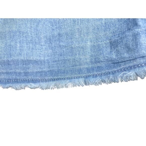 Alex Jordan Women's Plus Size 2X Blue Longsleeve Button Up Shirt - Picture 6 of 6